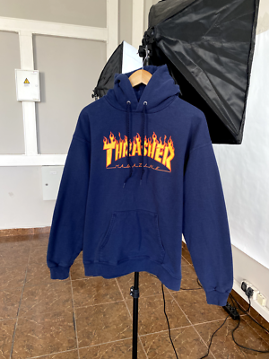 ?? Vintage 90s Thrasher rare hoodie retro hype Y2K Size M Color 