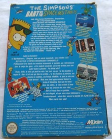 the simpsons bart vs the space mutants version originale nintendo nes en boite