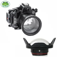 SeaFrogs 130ft Underwater Camera Housing for Canon 5D Mark III IV w/ Dome Port