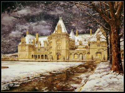 Winters Arrival - DIY Chart Counted Cross Stitch Patterns Needlework DMC Color 
