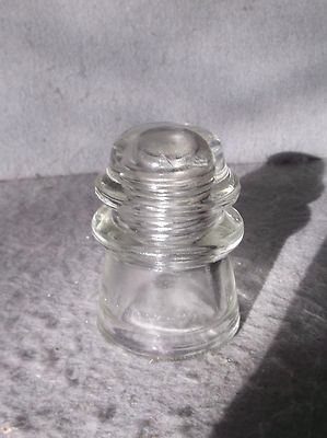 Hemingray 17 HEMINGRAY 17 CLEAR GLASS INSULATOR ELECTRICAL POWER LINE | eBay