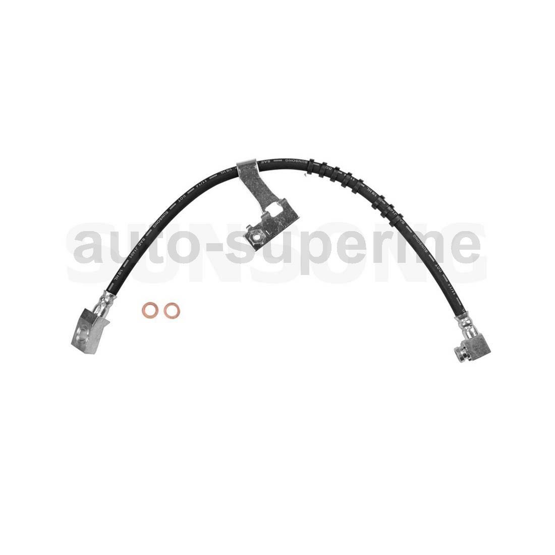 2x Brake Hose Line Front For Plymouth Grand Voyager 3.0L 1988-1989