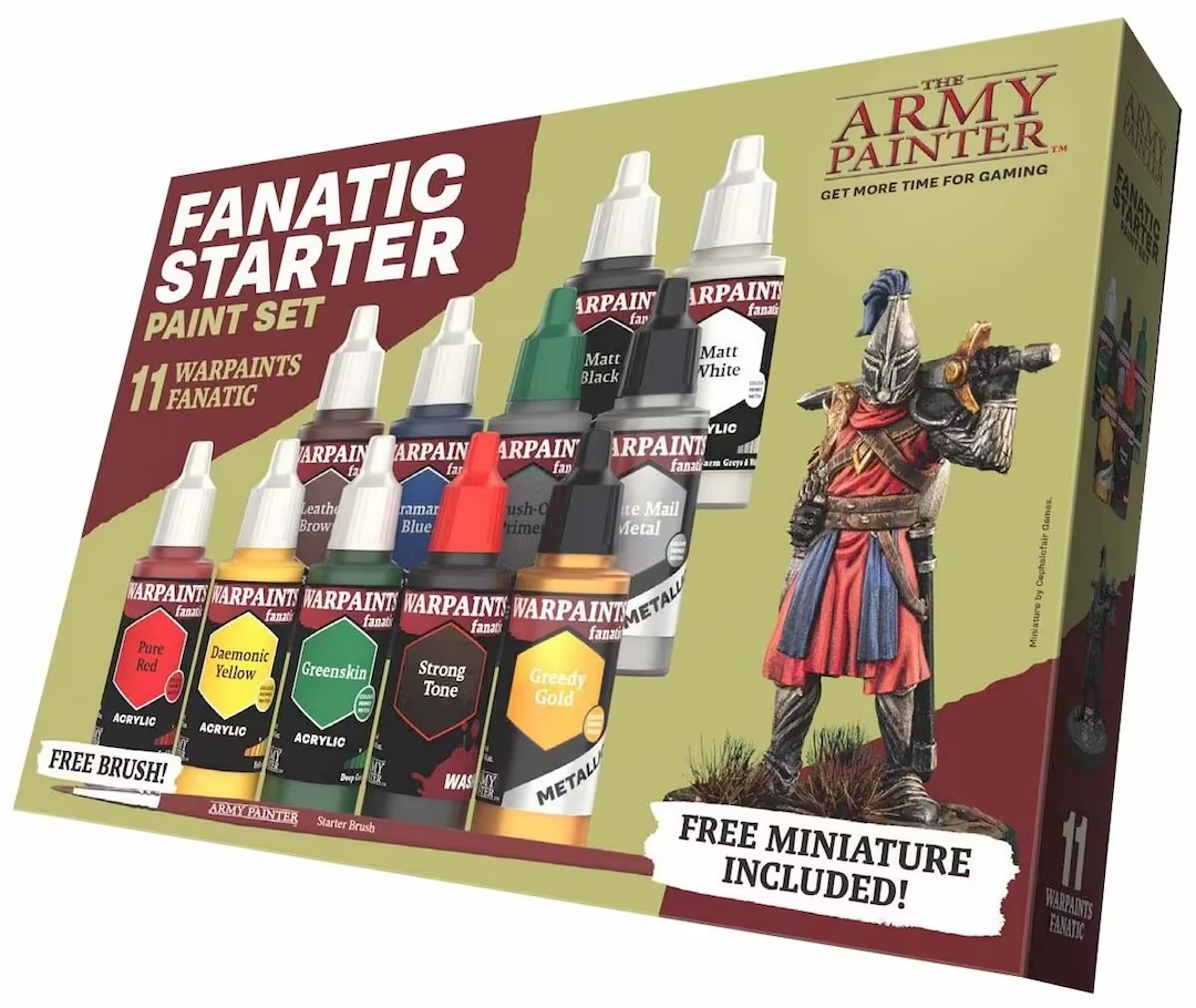 Warpaints Fanatic Starter Paint Set | Army Painter