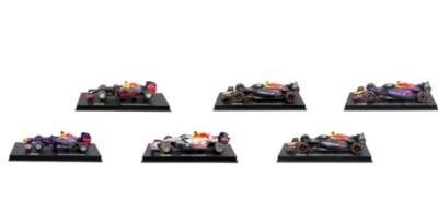 Bburago 1:43 Red Bull Formula Racing Die-cast Model 6-pack Bburago 1:43 Red Bull Formula Racing Die-cast Model 6-pack