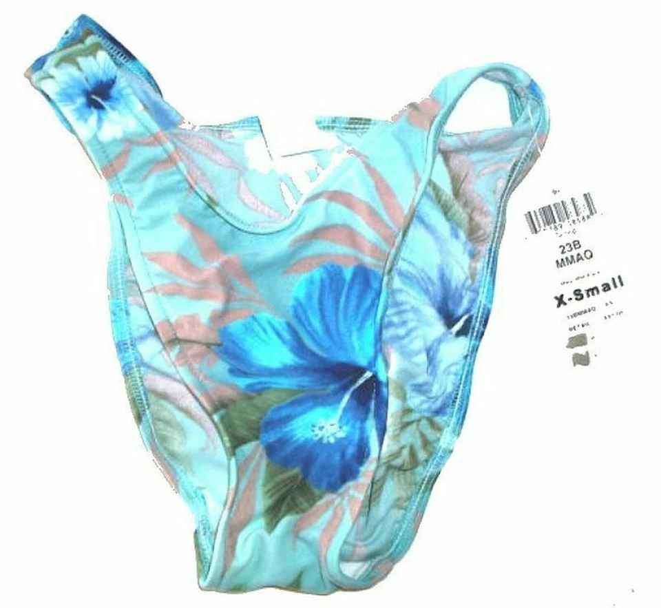 Traje de baño bikini Sunsets Maui Mist Aqua talla M parte superior/fondo XS NUEVO CON ETIQUETAS Foto 4 de 4