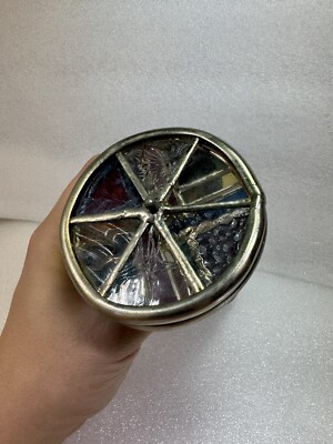 RARE Vintage 1985 Chesnik Brass Glass Kaleidoscope | eBay