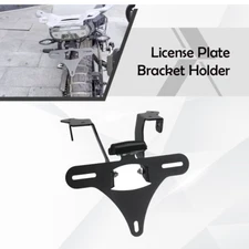 License Plate Relocation Bracket With Light For CFMOTO 450MT IBEX 450 2024-2026