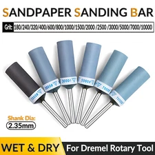 180-10000 Grit Wet Dry Sandpaper Sanding Bar Rod Abrasive For Dremel Rotary Tool