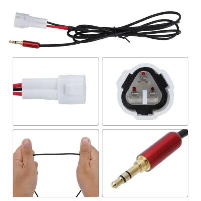 48'' Premium Audio MP3 Cable Wire Harness Kit For Kawasaki Vulcan 1700 2009-2020