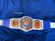 Texas Rangers Legacy Title Wrestling Championship Belt Adult Size  2MM Zinc
