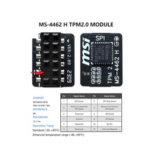 1PC NEW MSI MS-4462 H TPM Module 12 Pin 12-1 TPM 2.0 Trusted Platform