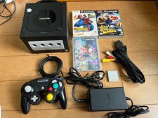 Nintendo GameCube Console Bundle Black Japanese Version + 3 Games 0504