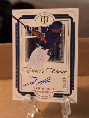 2025 Panini National Treasures - Ecklar's Choice Signatures Zyhir Hope... - Afbeelding 2 van 4