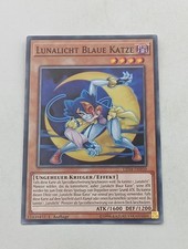 Yu-Gi-Oh Einzelkarte Lunalicht blaue katze bespielt