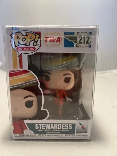 Funko Pop! Vinyl Transworld Airlines Stewardess Ad Icons #212 collectible