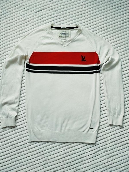 Men American Vintage Sweater White 40 /L / 48