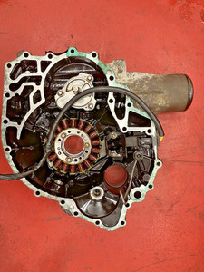 Sea Doo 2009 RXT 255 sc STATOR ASSY PTO COVER WITH UPDATED COOLING TUBE FOR SC