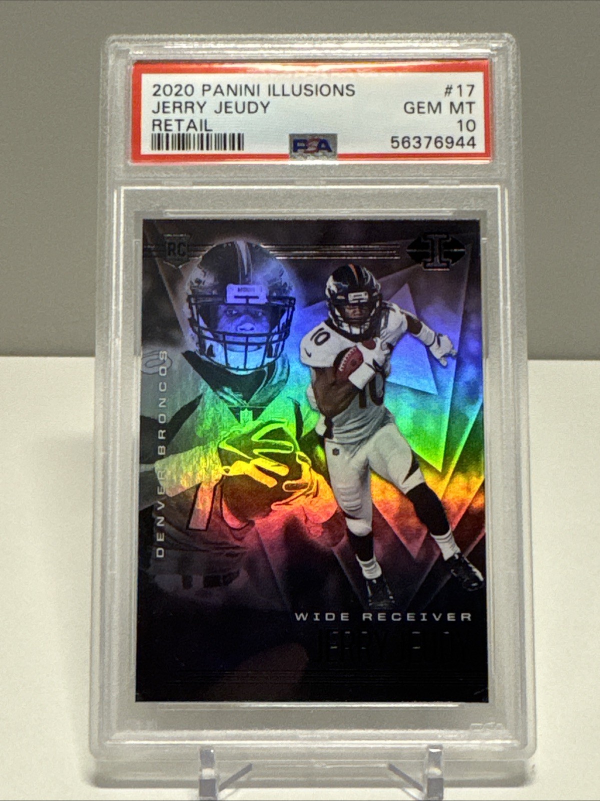 Jerry Jeudy Panini Illusions #17 Retail