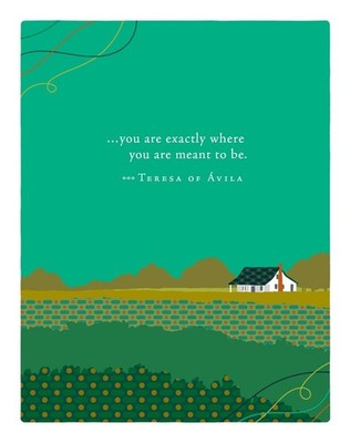Positively Green Greeting Cards: New Home - You are exactly where you are (Pack 