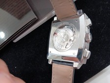 Men's TagHeuer Monaco Wrist Watch Model CAW 2111-0 Excellent Condition