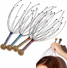 Stainless Wire Hand Held Head Massager Head  Scalp Massager