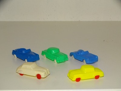 Groschenautos KoHo Konvolut ca.1:65 Hartplastik 60er Porsche Jaguar Ford Lincoln