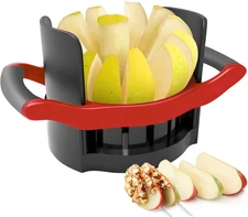 Newness 5.12 in Large Apple Slicer, Cut 12 Thin Slices All the Way Through, HEAV