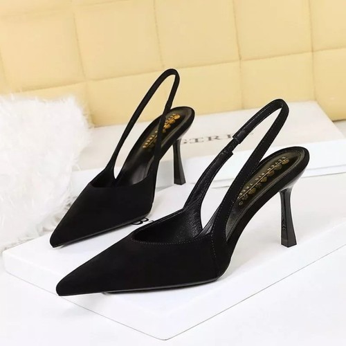 Escarpins Promod Talon 8 Cm Noir - Taille 38, Synthétique, Neuves Sans Emballage