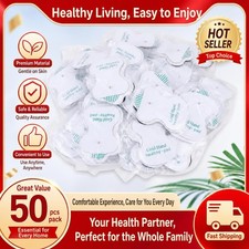 50PCS Snap On Replacement Electrode Pads Bulk For Tens Unit Therapy Massager