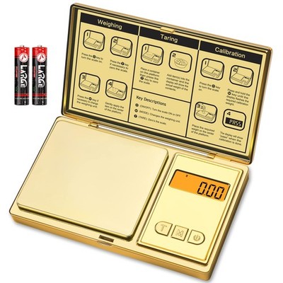 GRAM PRES Digital Pocket Scale 300g/0.01g Accuracy，Small Jewelry GOLD-GP5 