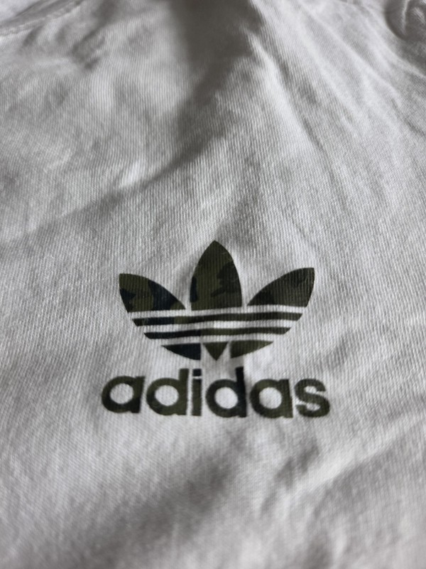Adidas  Mens Camo Logo T Shirt XL