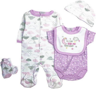 Reborn Baby Dolls Clothes Outfits 22 Inch Girl Clothing Accessories 5 Pcs Set fo