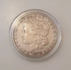 MORGAN SILVER DOLLAR COIN, 1878, 90% SILVER