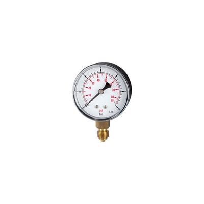 Riegler Standardmano »pressure line« G 1/4 unten -1/0 bar/-14,5 psi Ã˜50