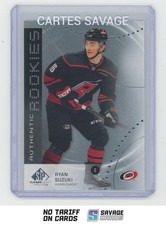 2025-26 SP Game Used Authentic Rookies Ryan Suzuki #AR-RS Carolina Hurricanes