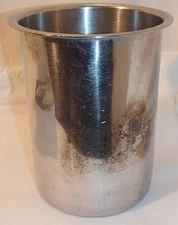 Dura-ware 7902 2 qt Stainless Steel Commercial Cooking Prep Cylinder Container