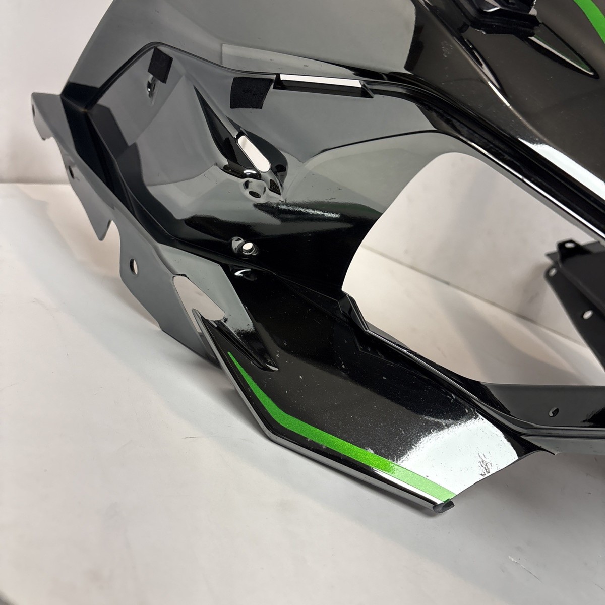 2025 Kawasaki H2 Upper Cowl Fairing Front Cover Number Plate Nose