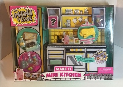 MGA's Miniverse Make It Mini Kitchen Playset With UV Light.  New - sealed.