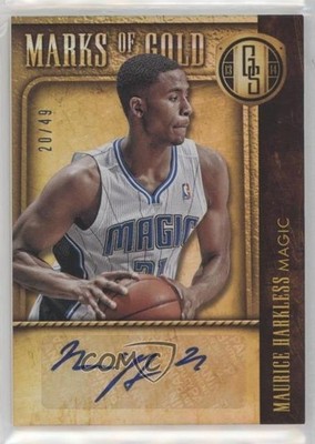 2013-14 Panini Gold Standard Marks of Gold 20/49 Maurice Harkless #5 Auto 0i6