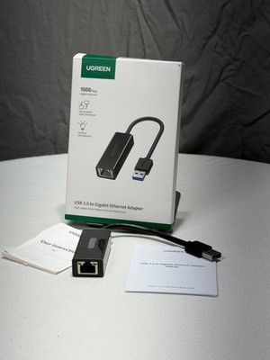 UGREEN USB 3.0 to Gigabit Ethernet Adapter RJ45 LAN 1000Mbps Open Box