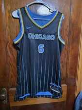 Nike Dri Fit Angel Reese #5 Chicago Sky Explorer Edition Black Jersey Size S