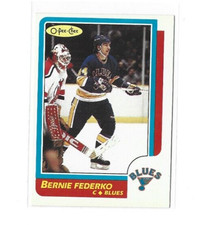 1986-87 O-Pee-Chee #105 Bernie Federko NMMT