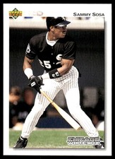 Sammy Sosa 1992 Upper Deck #438 White Sox MLB READ FREE SHIPPING AutographDen