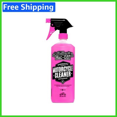 Ultimate Clean with Muc Off 1L Nano-Tech Motorcycle Cleaner - All Surfaces Safe