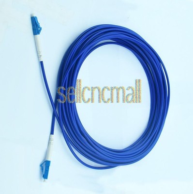 5M Armored Cable Fiber Patch Cord LC to LC SM 9/125 3.0mm Single Core