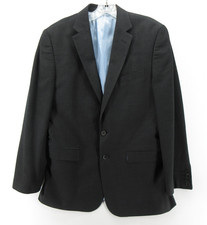 Charles Tyrwhitt Sport Coat Men 40 Gray Blazer Wool Super 110s Slim Fit Jacket 