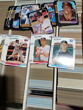1980's Baseball Cards 3200 ct Box Topps/Fleer/Donruss
