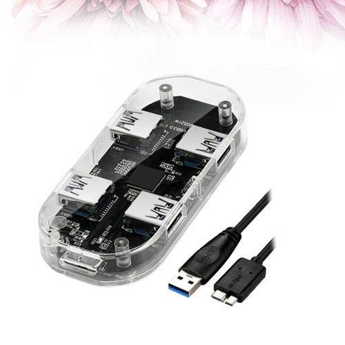 Schlanker Daten-Hub Tragbarer Laptop-Daten-Hub USB-Datenteiler - 第 1/11 張圖片