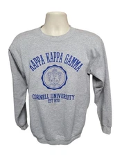Cornell University Kappa Kappa Gamma  Adult Small Gray Sweatshirt