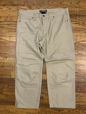 Hawx Cargo Pants Mens 42X30 Work Gear Khaki Beige  Pants Double Knee Work Wear